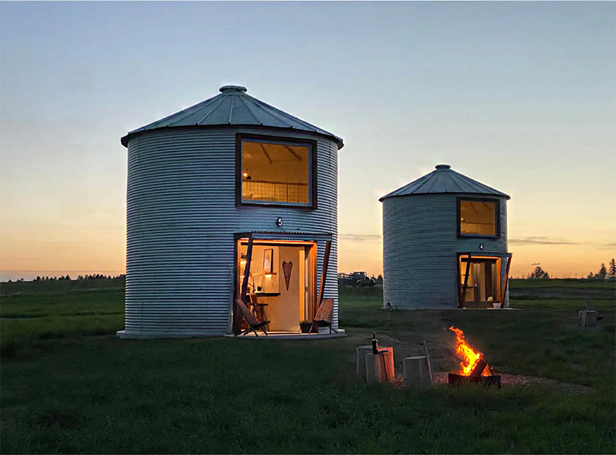 Unique Rustic Clark Farm Silos in Montana