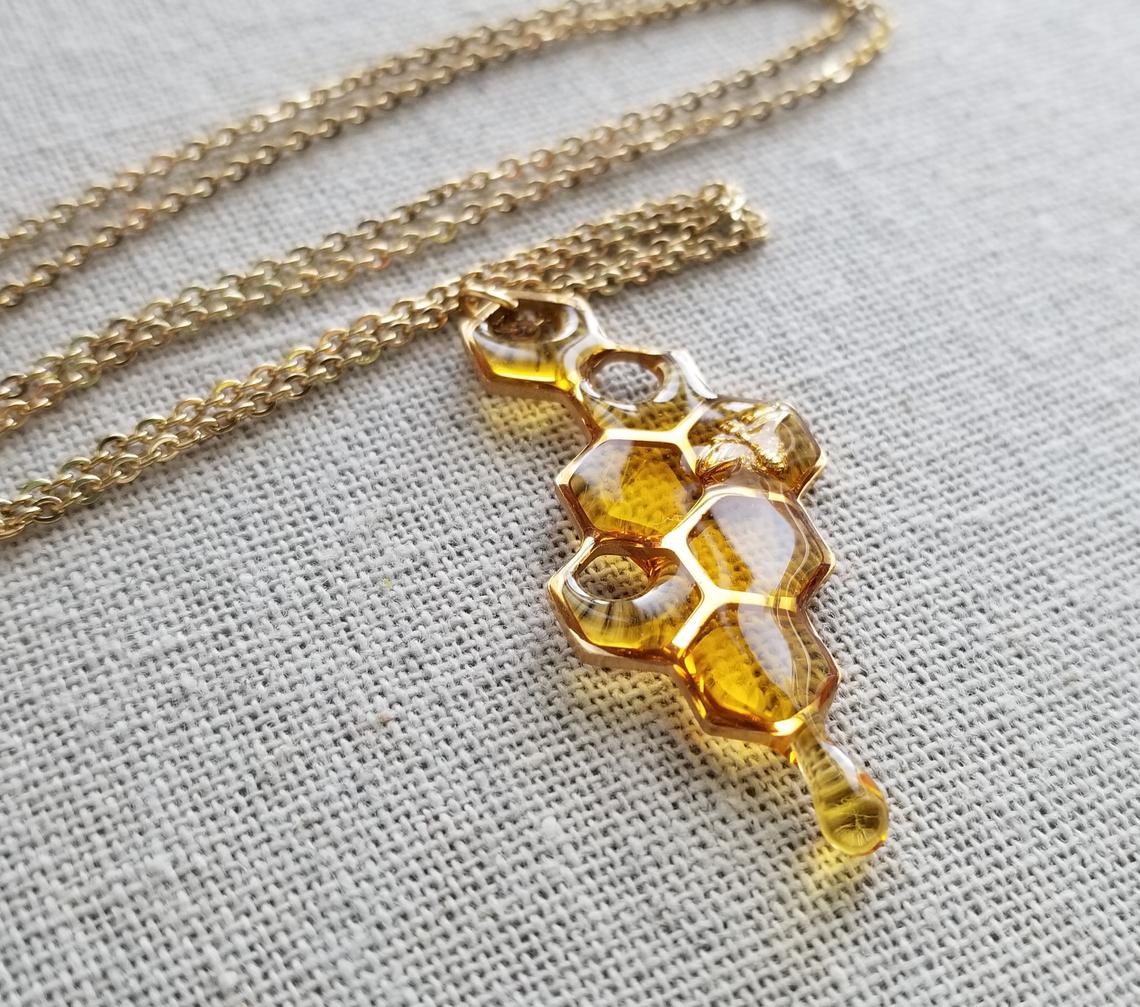 honey-inspired handmade jewelry