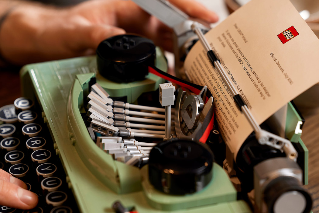 lego typewriter