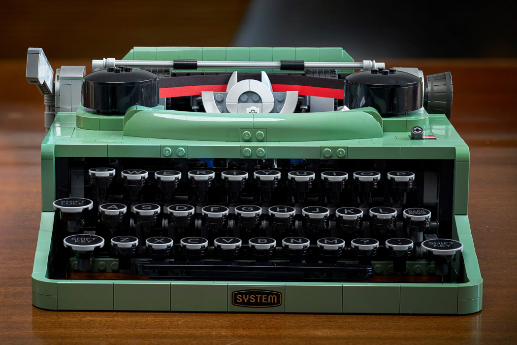 lego typewriter photos