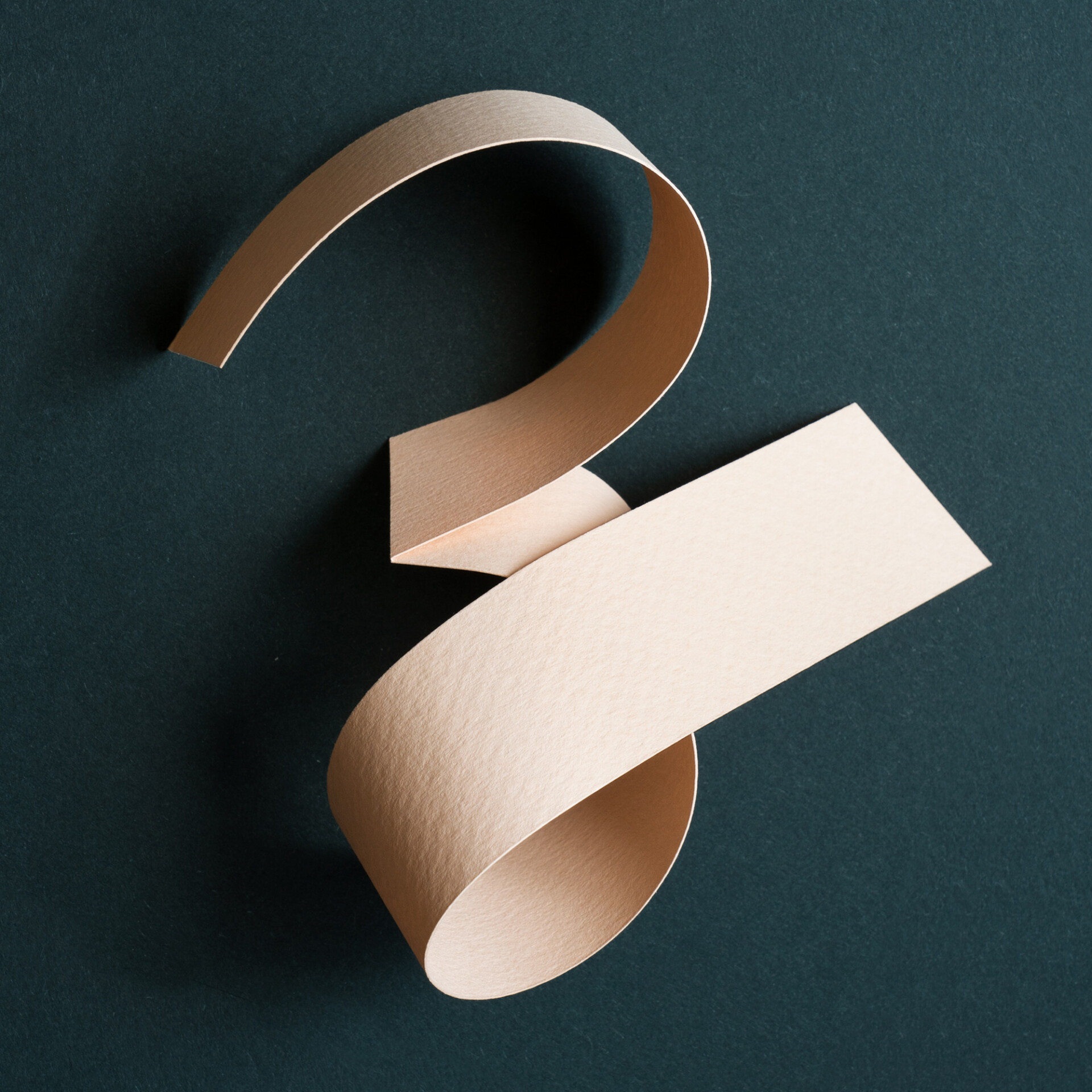 3d paper typography