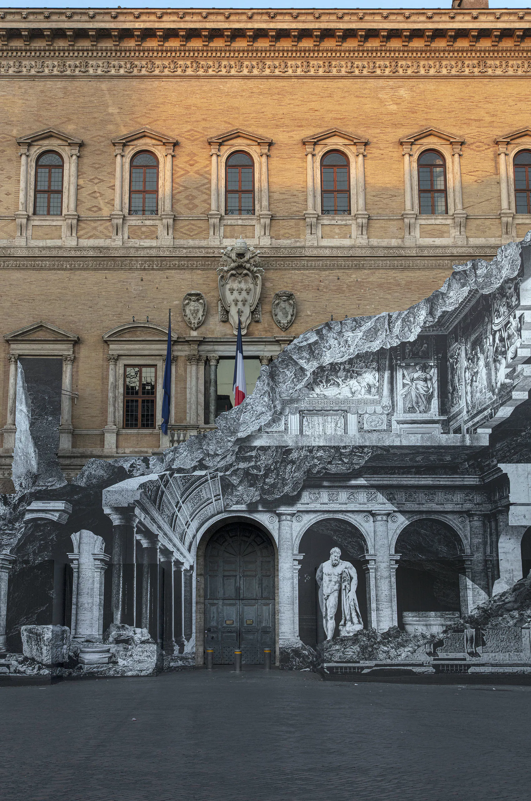 3d mural in rome