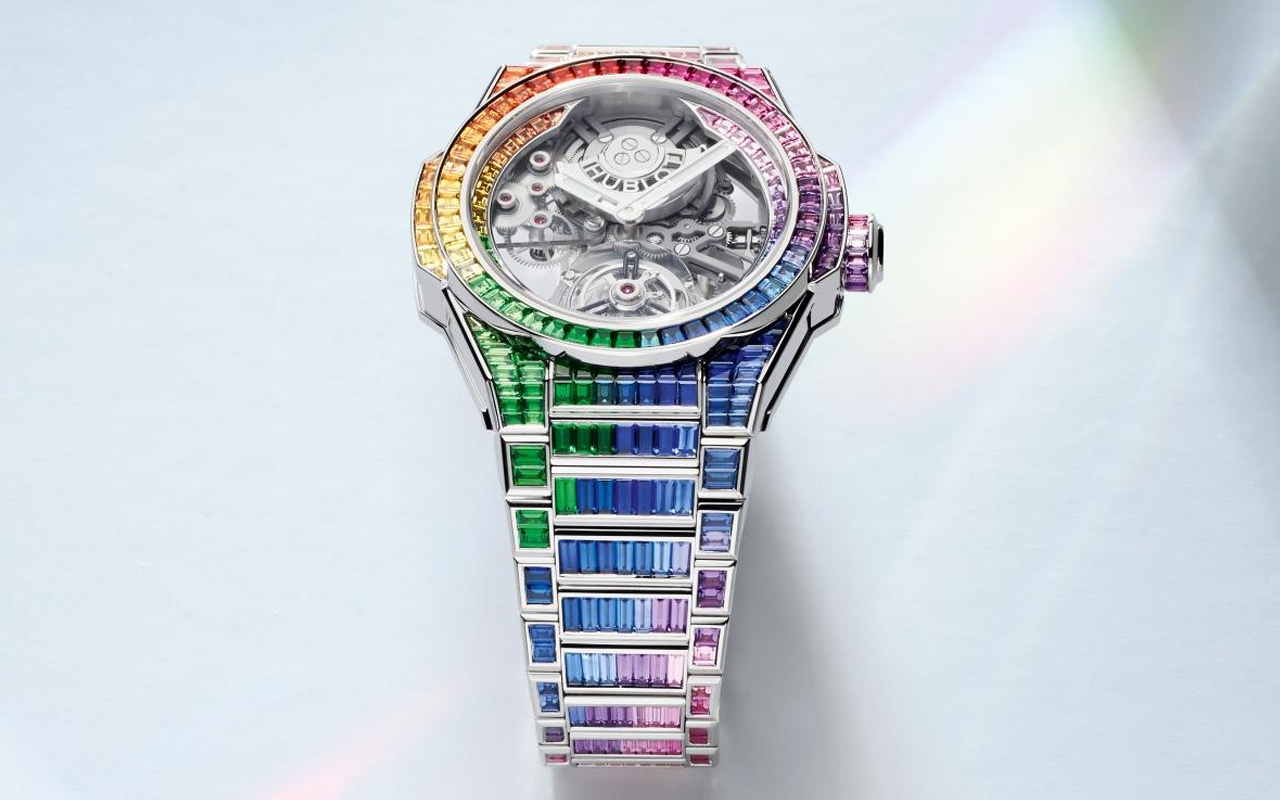 Hublot Big Bang Integral Tourbillon Rainbow Watch 