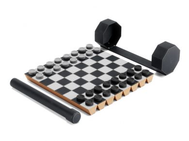 Umbra Rolz Mobile Chess/Checkers Set
