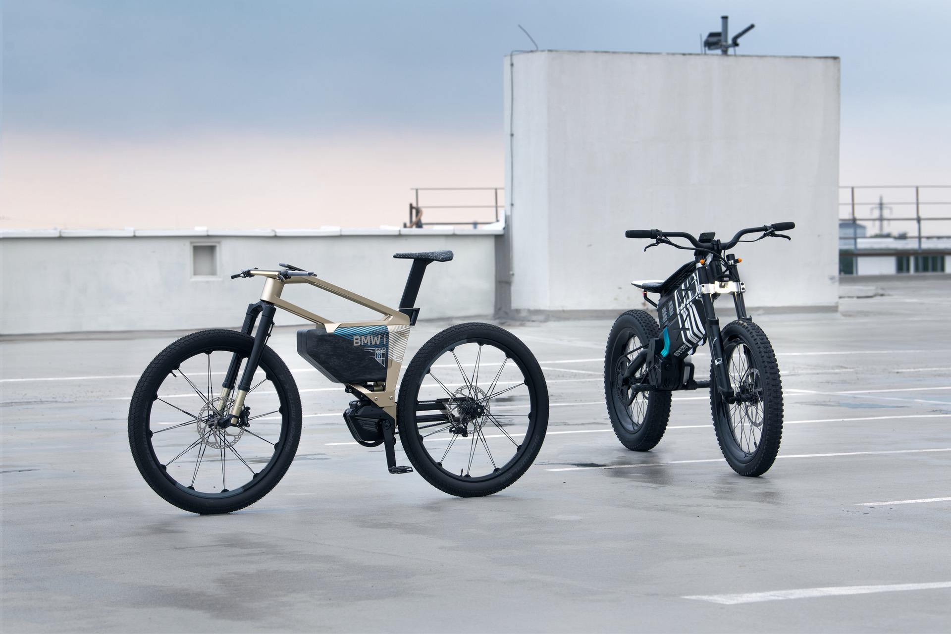 BMW and BMW Motorrad's Vision AMBY Futuristic Electric Pedal Bikes