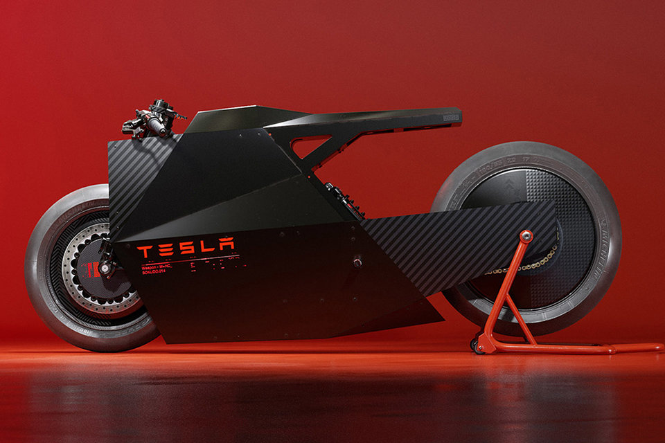 MHC Sokudo Tesla Motorcycle Concept