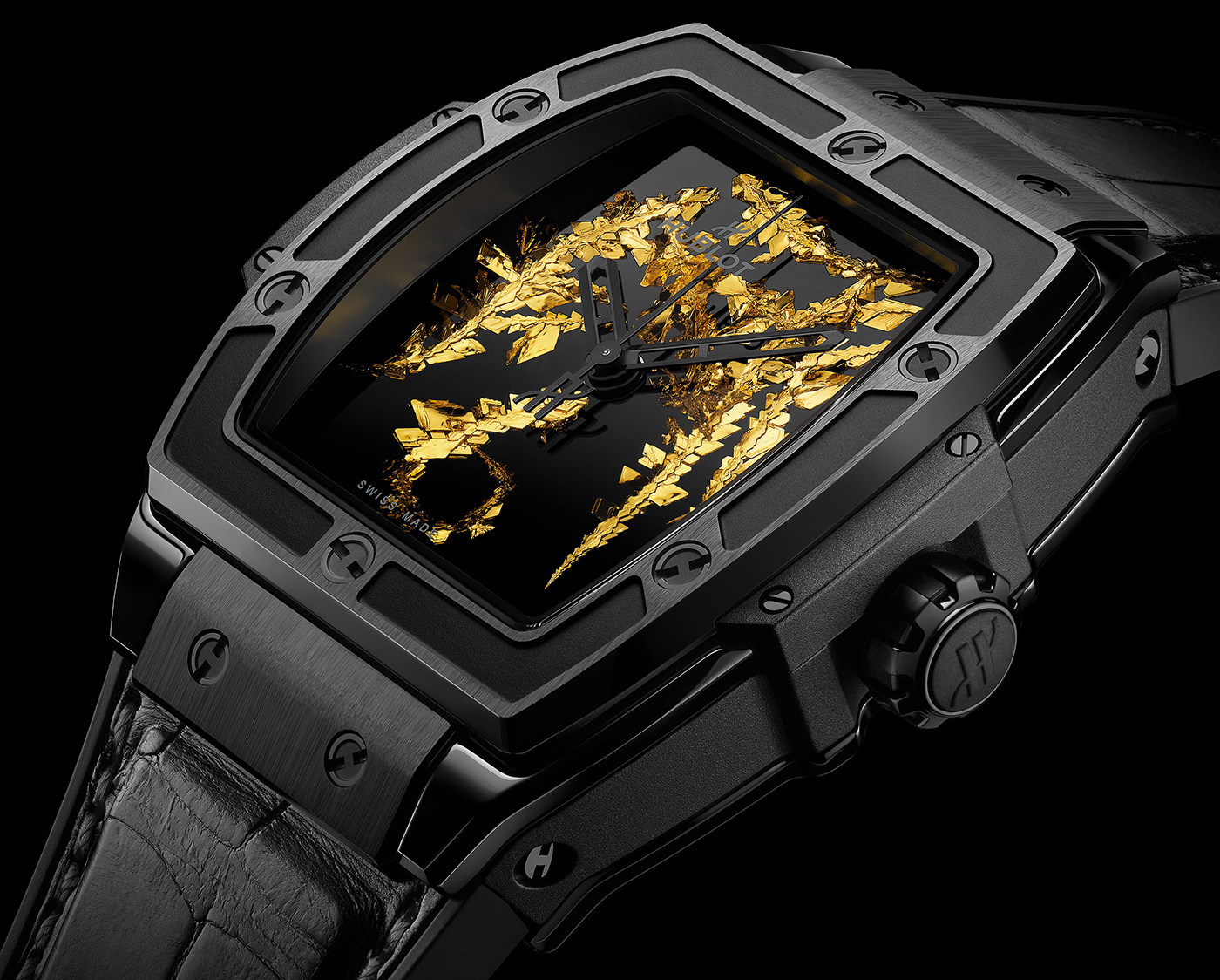 Hublot Spirit of Big Bang Cristal d'Or with Lab-Grown Gold Crystal