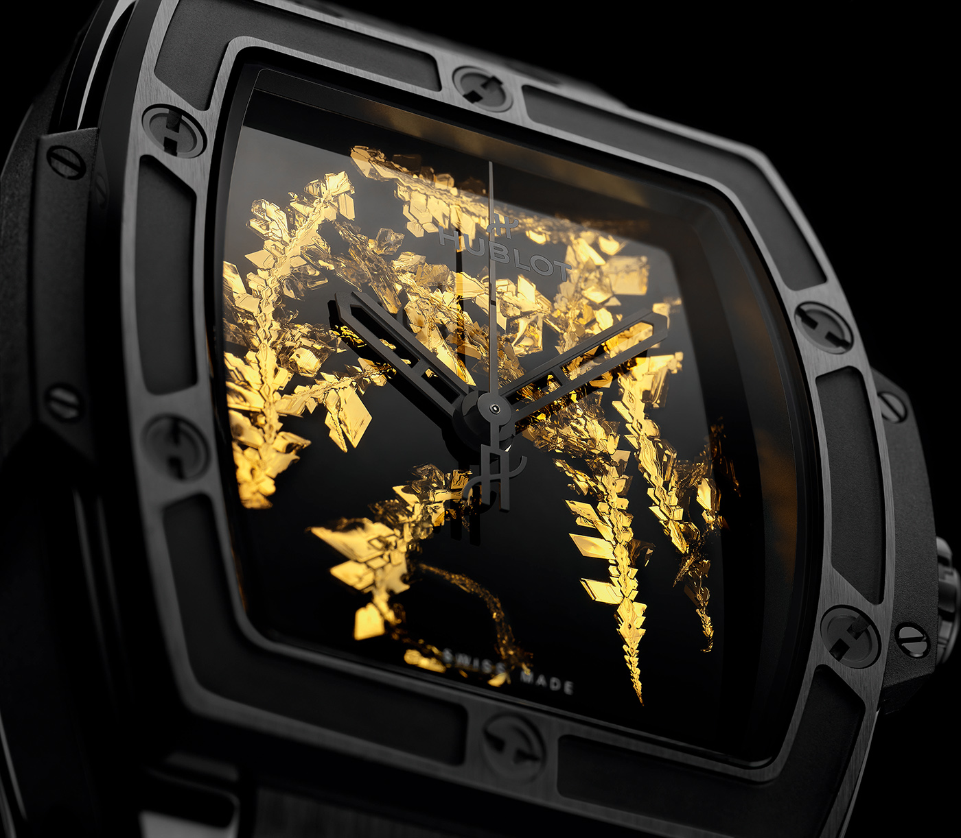 Hublot Spirit of Big Bang Cristal d’Or with Lab-Grown Gold Crystal