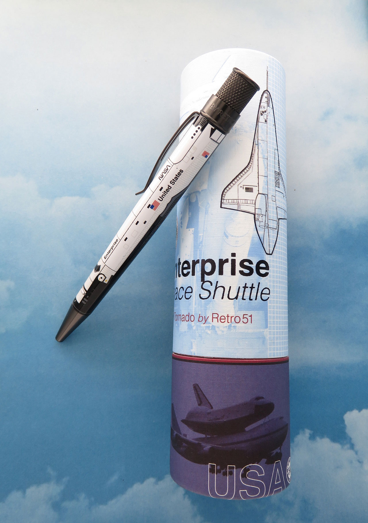 Retro 51 Space Shuttle Enterprise Tornado rollerball pen