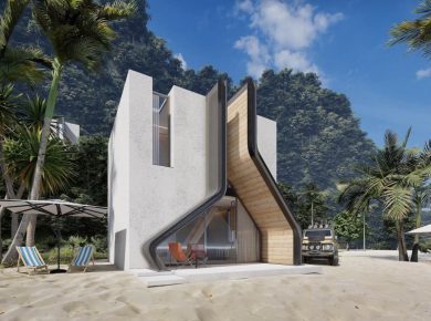 A-Frame Small House 'Pisqal' in Cape Town, South Africa by Shomali Design Studio