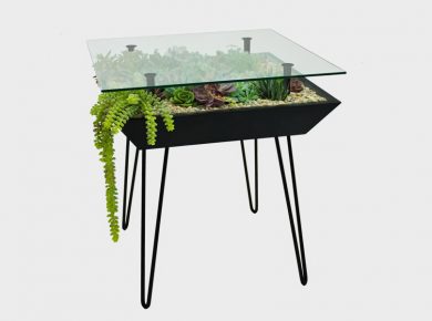 Coffee Table as Indoor Garden by BloomingTables
