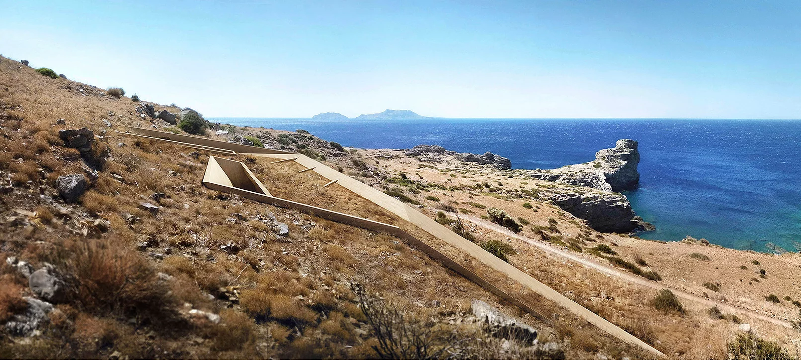 Casa Katana - a Crooked Line Engraved in the Cretan Landscape