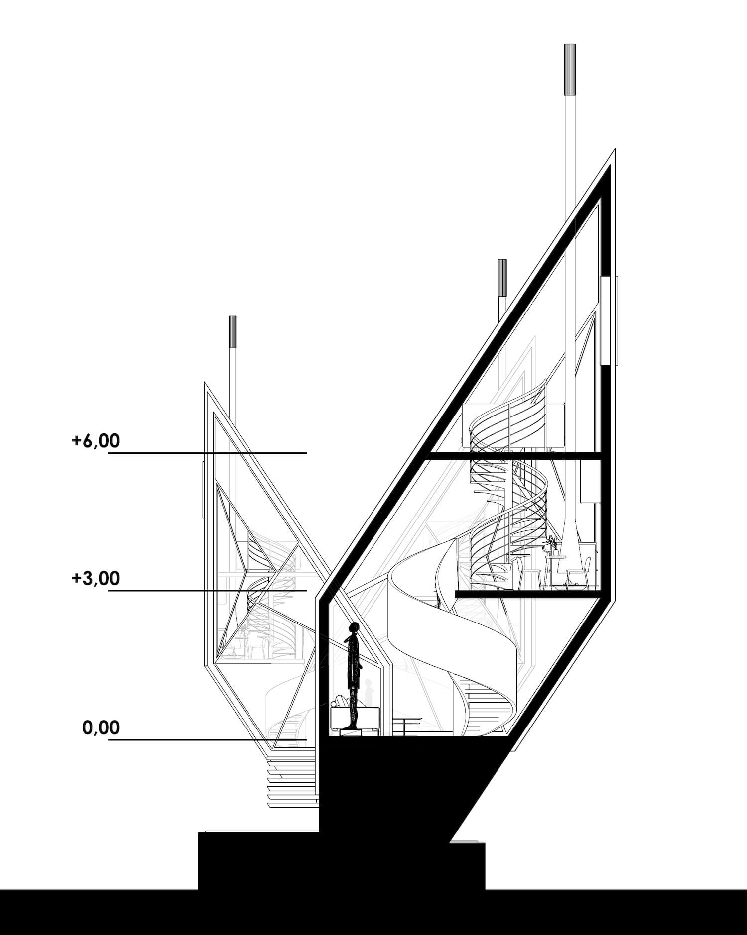 module modern concept house plan