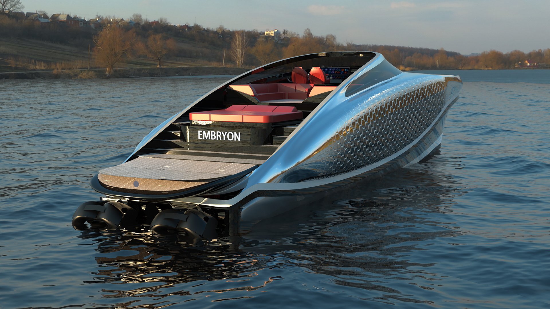 luxury yacht concept