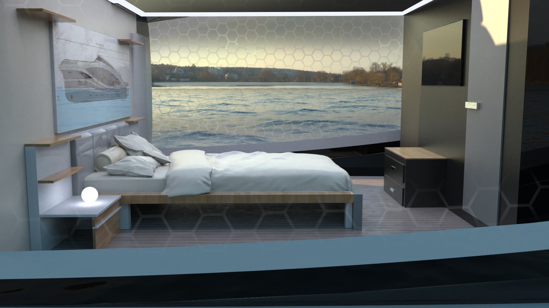 luxury yacht concept