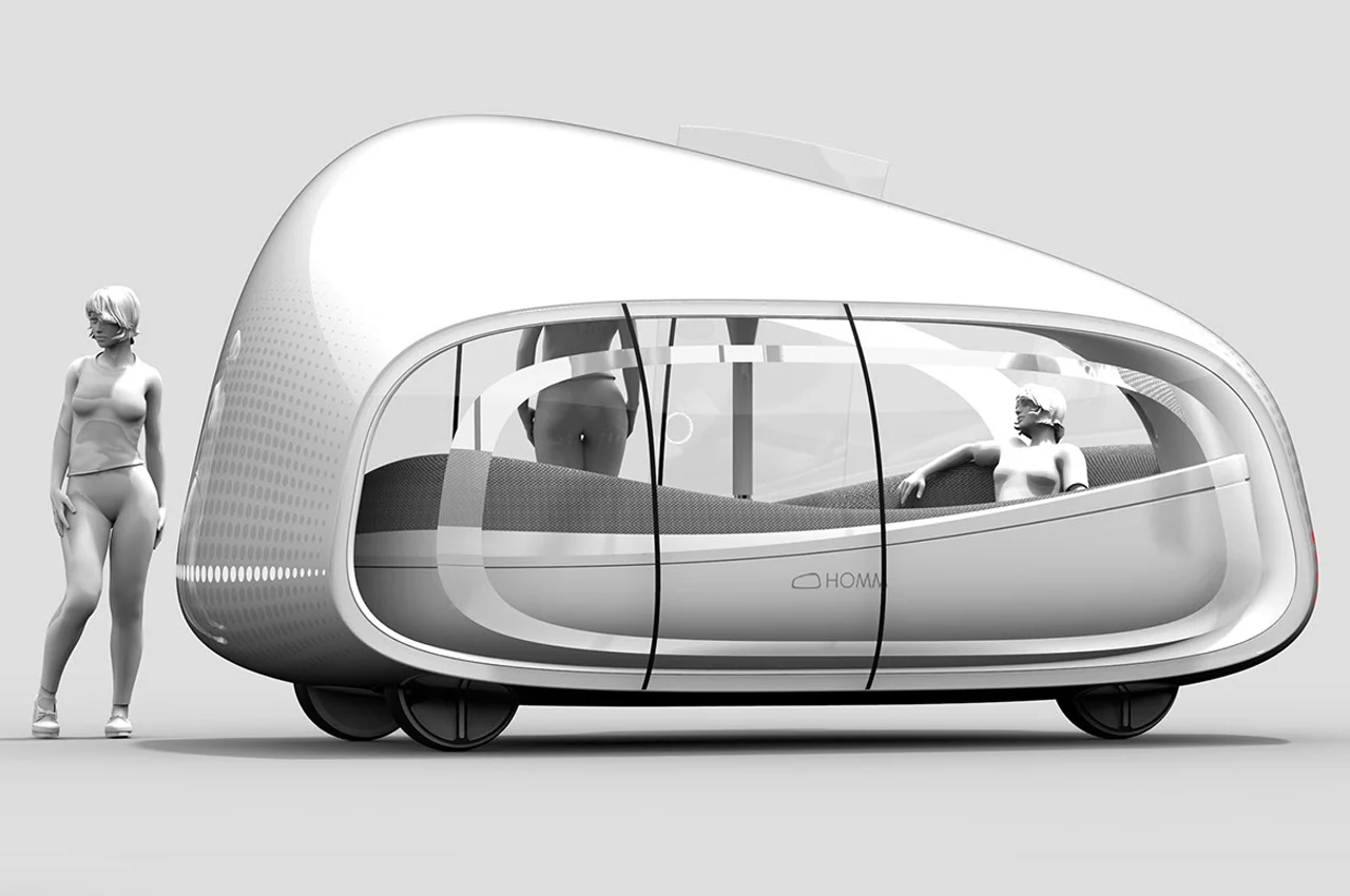 HOMM Autonomous Experience Pod concept