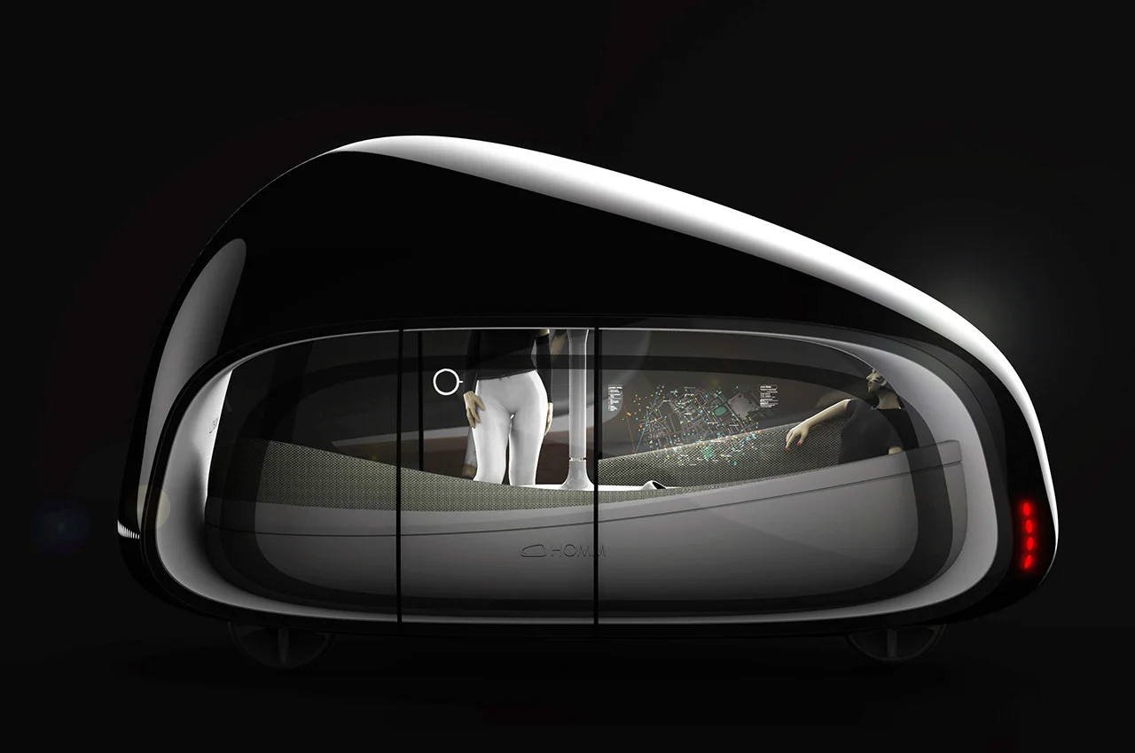 HOMM Autonomous Experience Pod concept