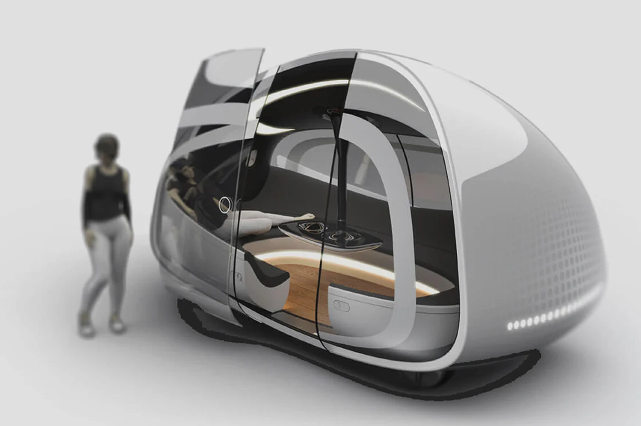 HOMM Autonomous Experience Pod concept