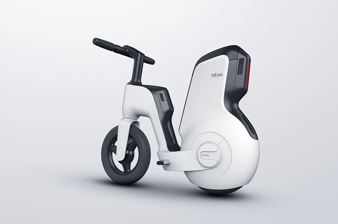 Two-Wheel E-Bike and Self-Balancing Unicycle 'Titaa'