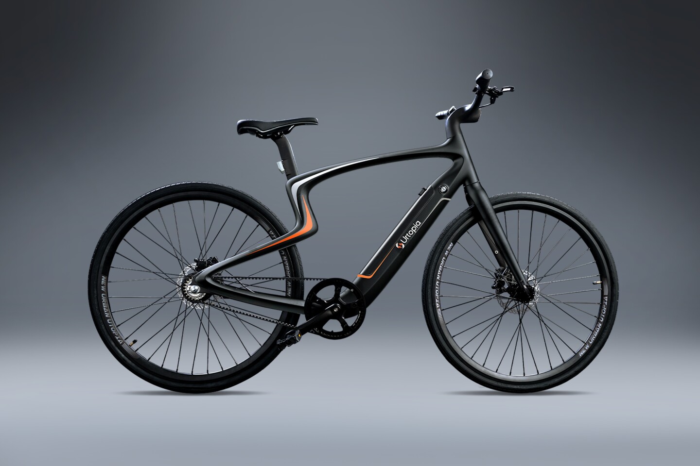 Full-carbon Urban E-Bike 'Urtopia' with Radar, Voice Control and GPS