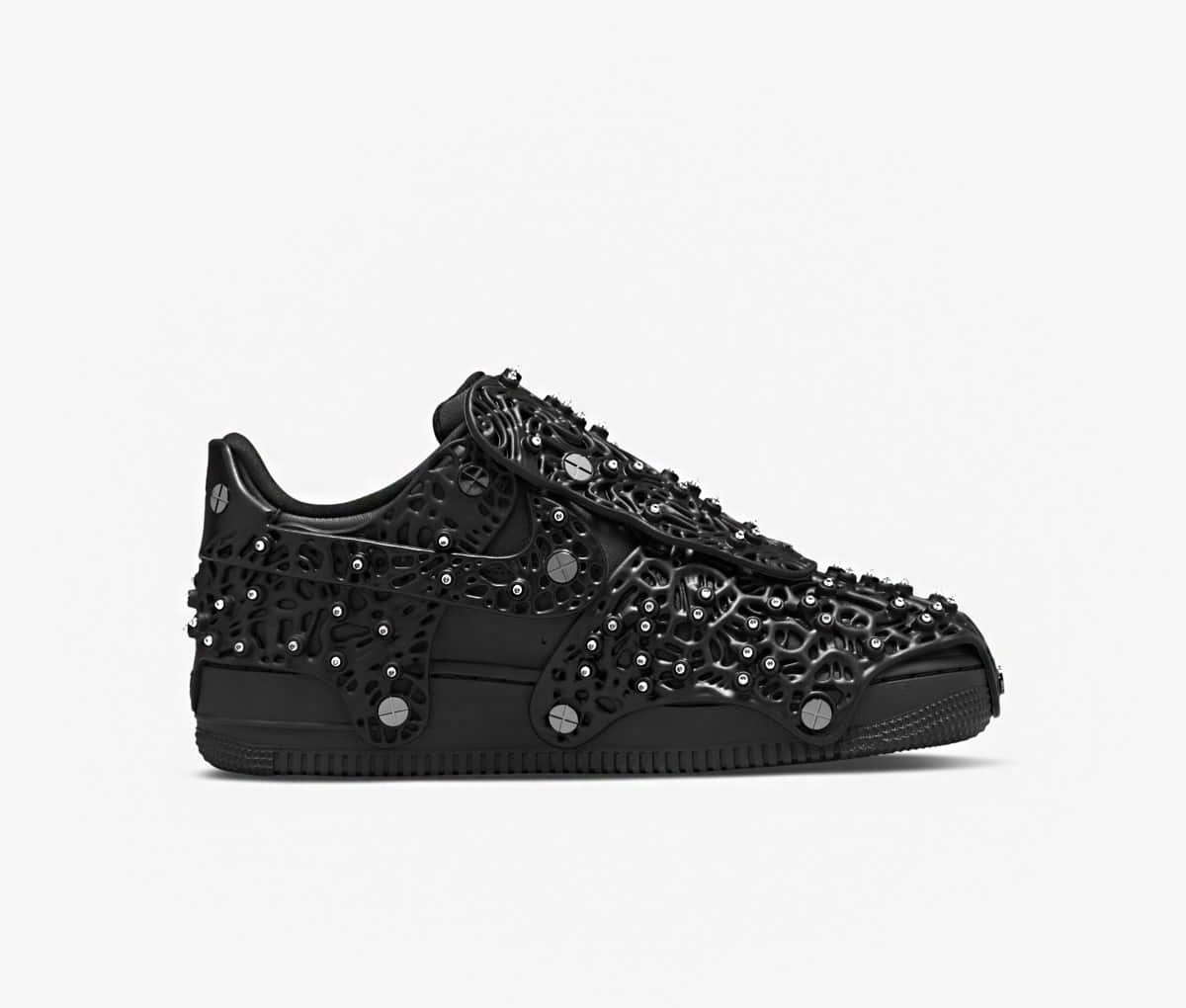 black swarovski sneakers