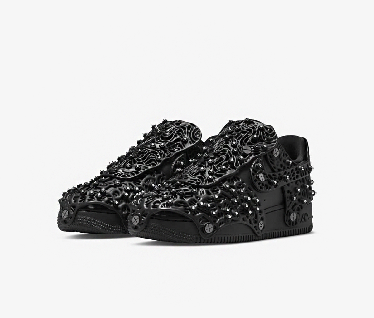 Impressive Swarovski x Nike Air Force 1 Sneakers