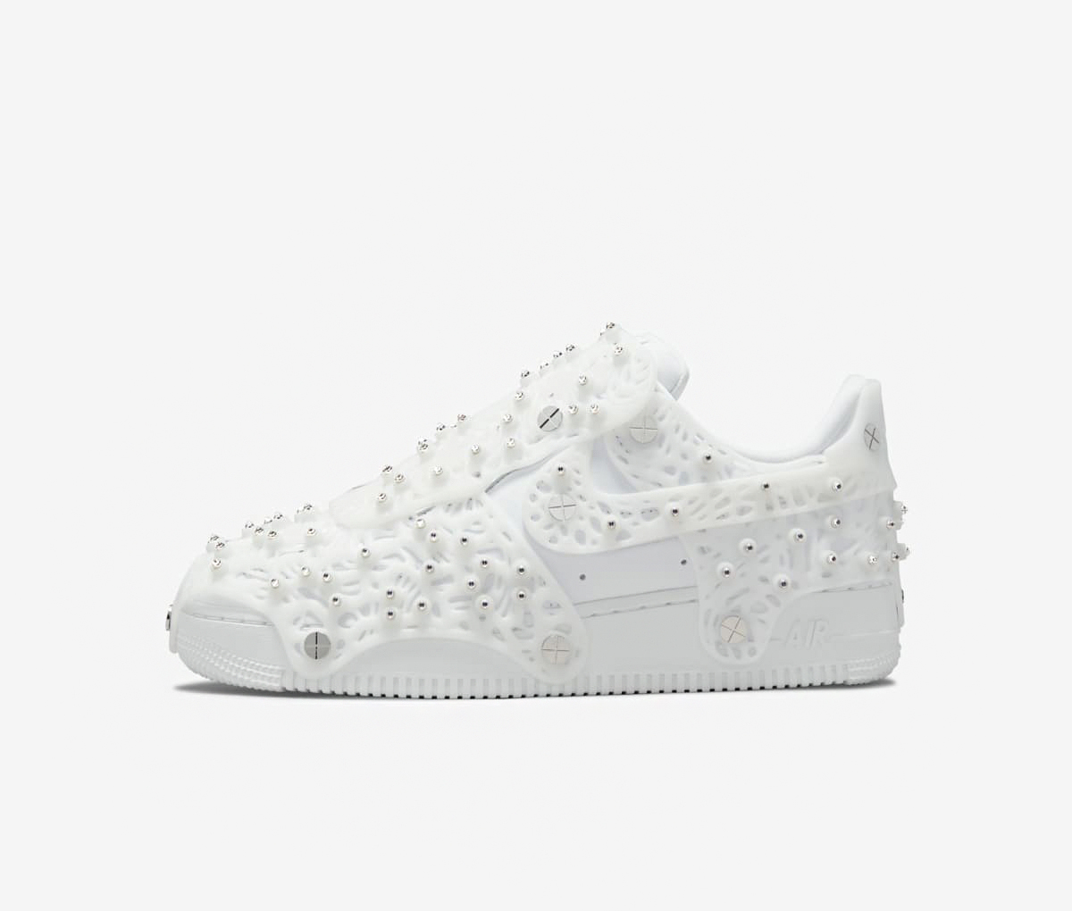 white swarovski sneakers