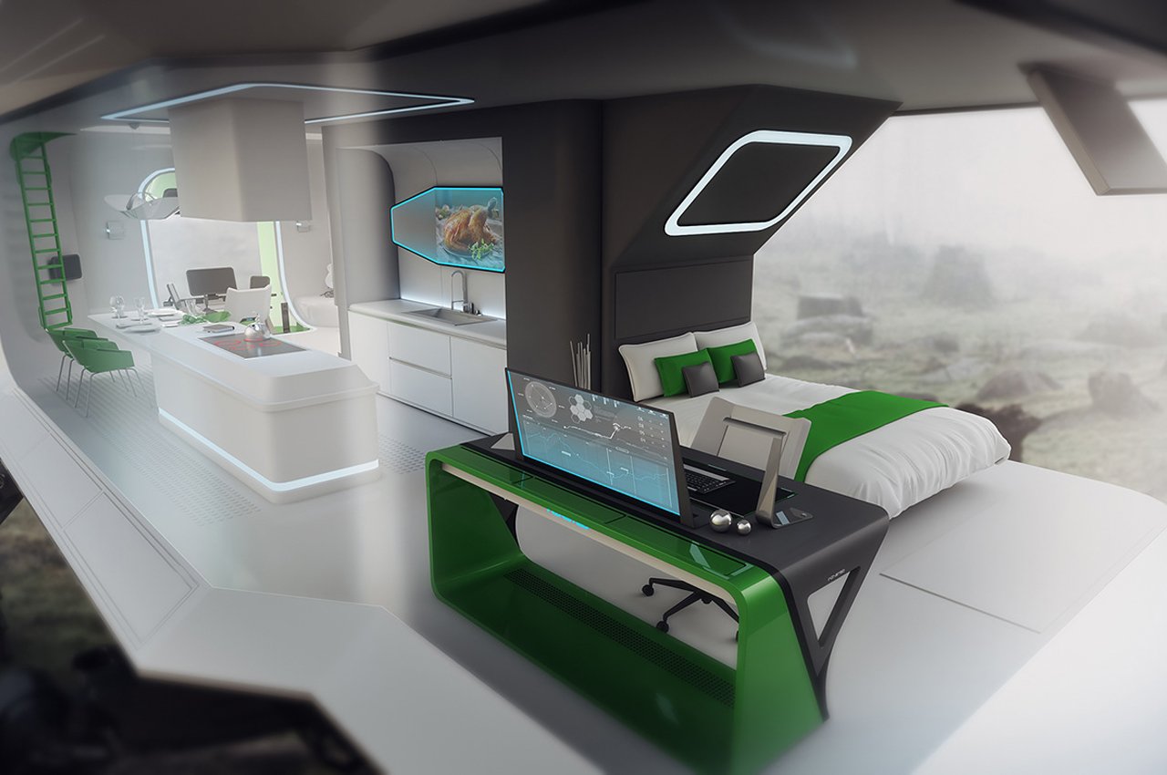 futuristic homes interior