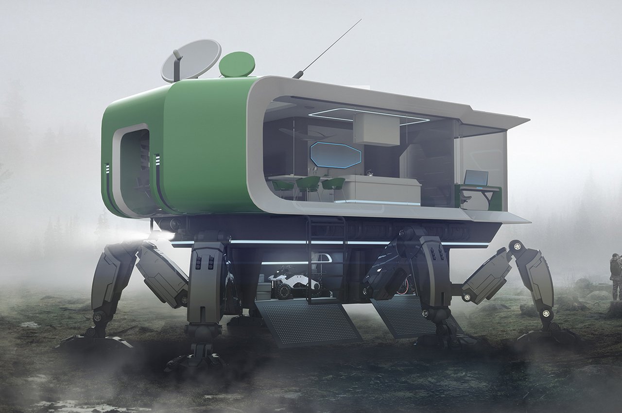 futuristic mobile homes