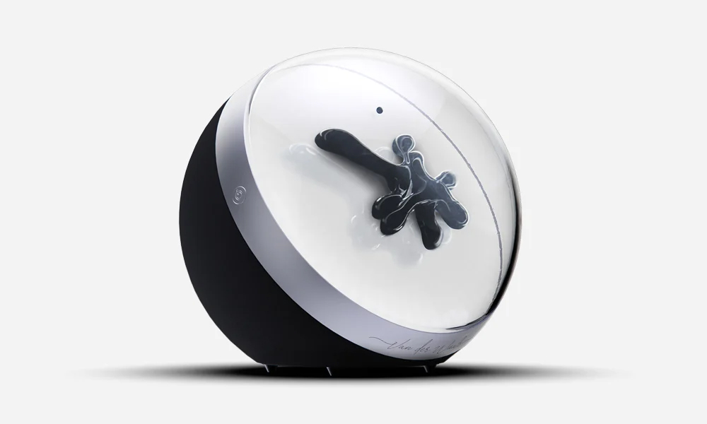 Van der Waals Speaker with Ferrofluid Visualizer
