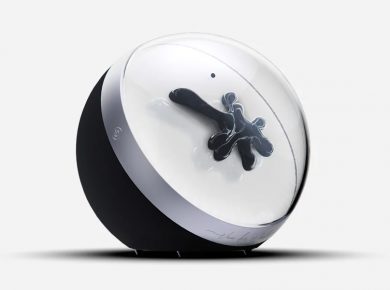 Van der Waals Speaker with Ferrofluid Visualizer