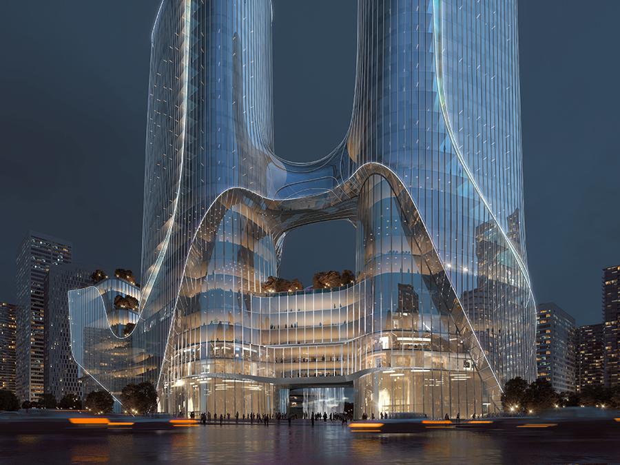 futuristic tower concept