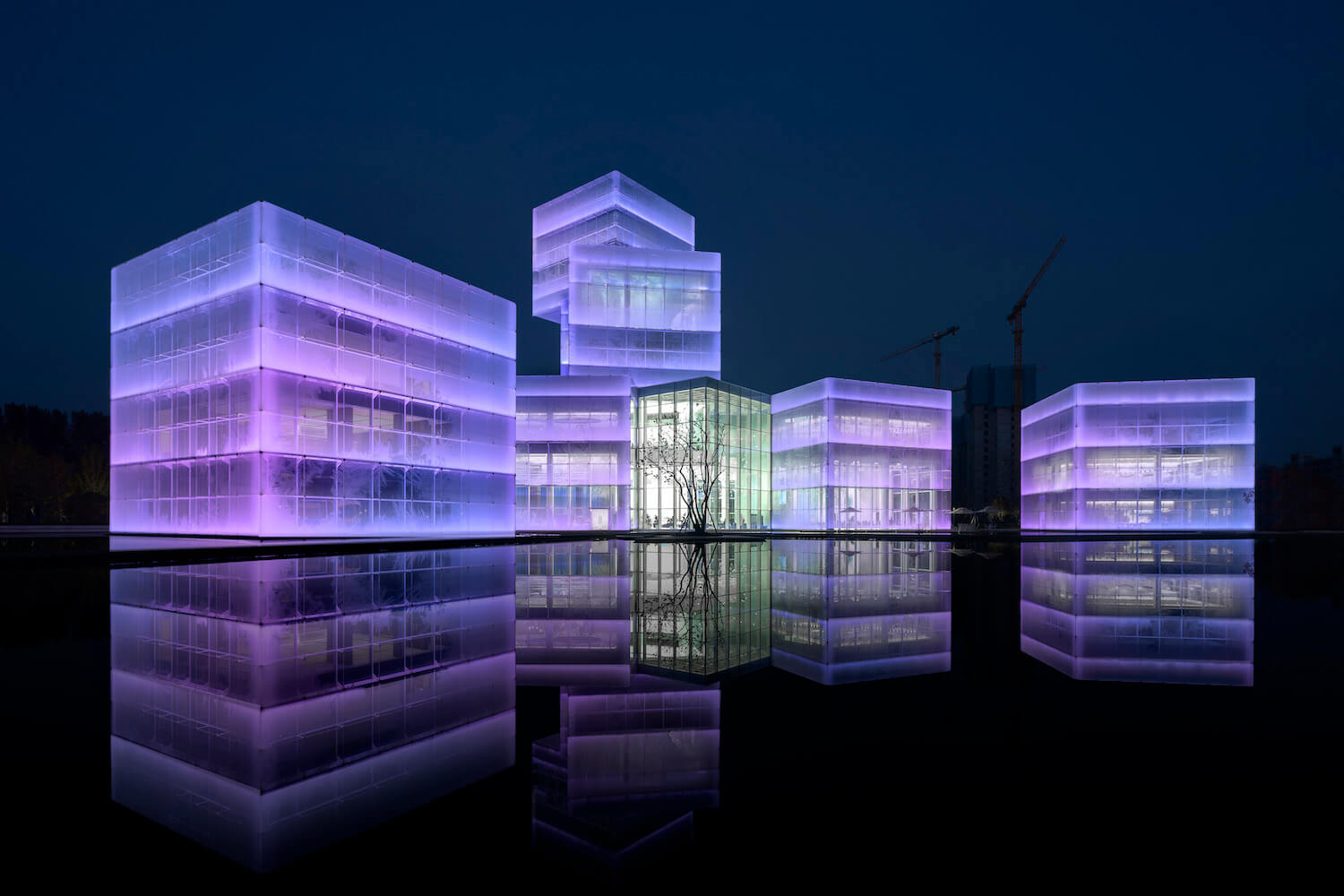 Xinxiang Cultural Tourism Center, Lighting by PROL