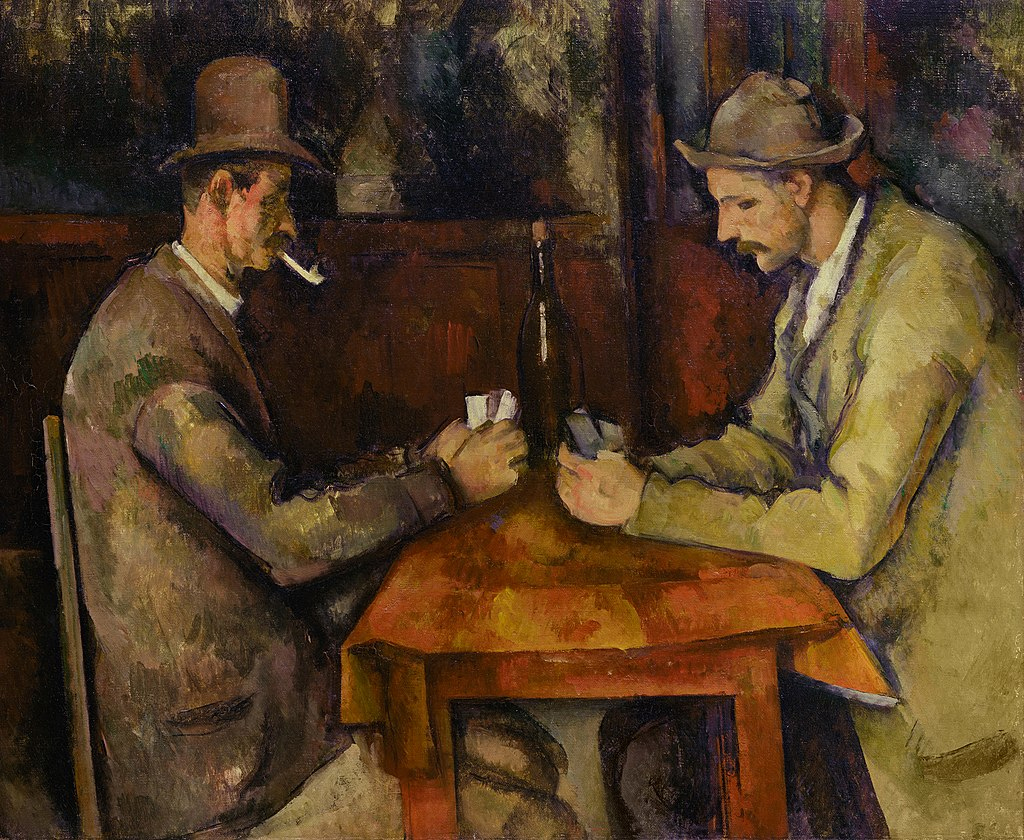 The Card Players by Paul Cezanne