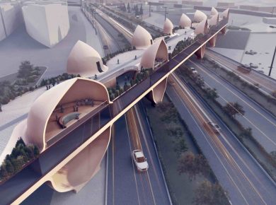 Knowledge Bridge in Isfahan University of Technology, Iran by Kalbod Studio Design