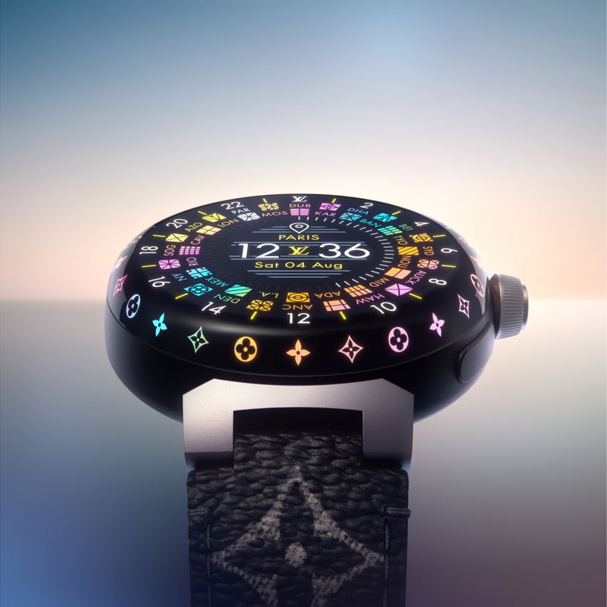 Louis Vuitton Tambour Horizon Light Up Smartwatch 2022