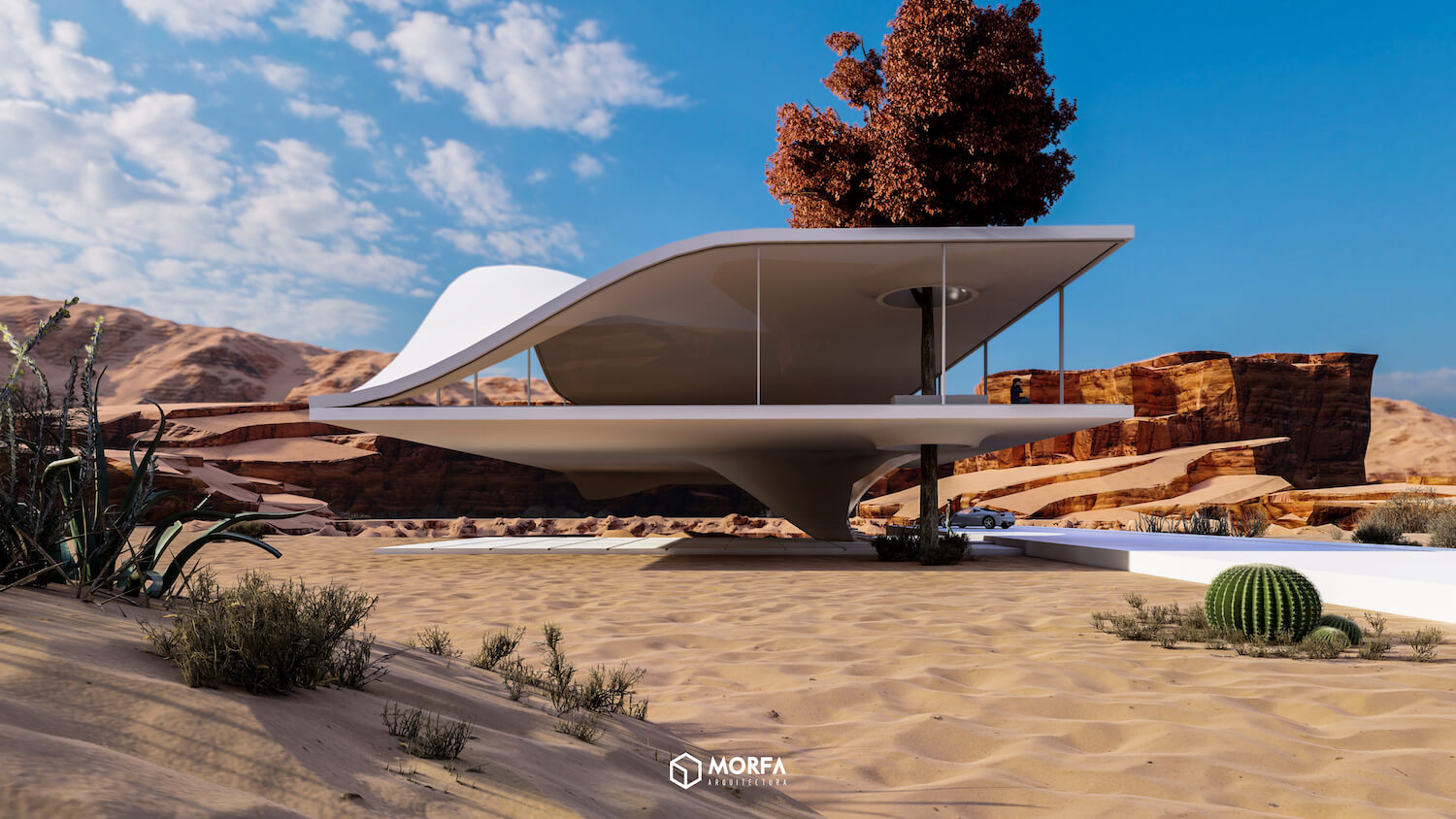 Conceptual Cenote House by MORFA Architecture