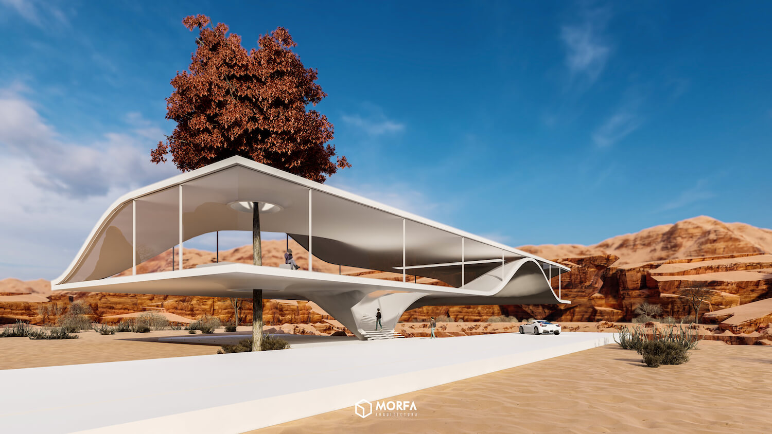Conceptual Cenote House by MORFA Architecture