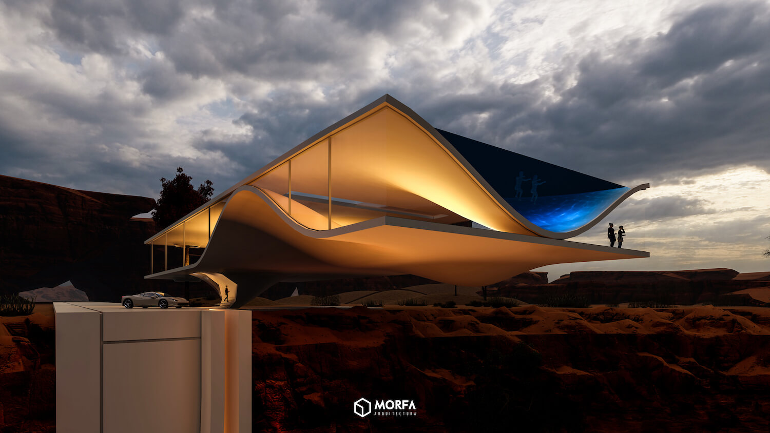 Conceptual Cenote House by MORFA Architecture