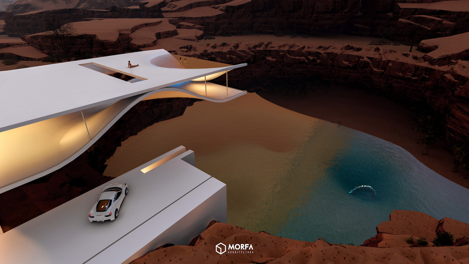 Conceptual Cenote House by MORFA Architecture