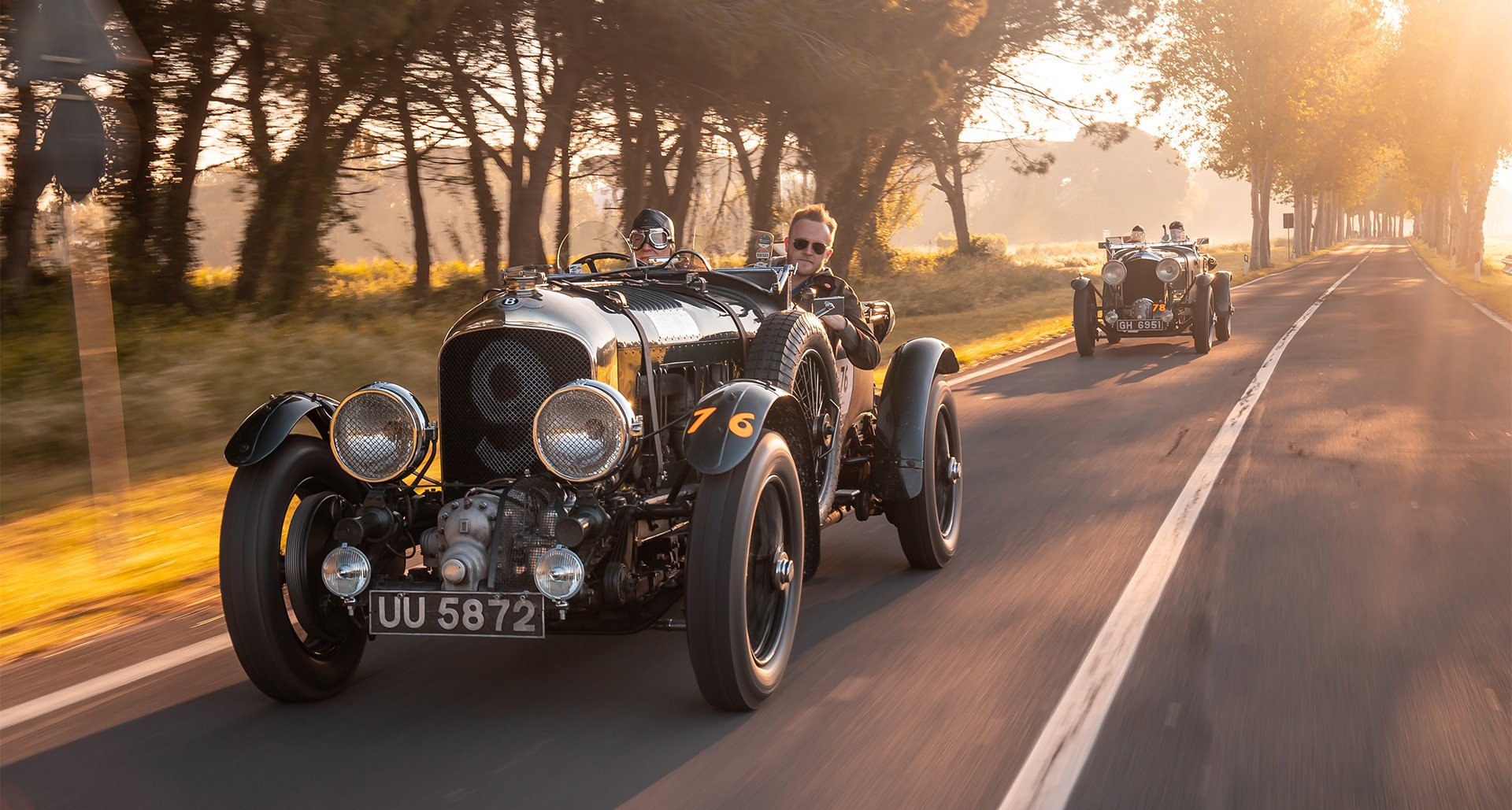 1929 Bentley 'Birkin Blower' retro car