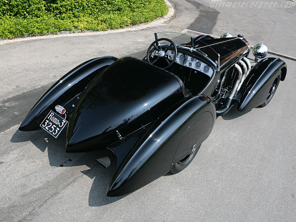 1930 Mercedes-Benz 710 SSK Trossi Roadster vintage car