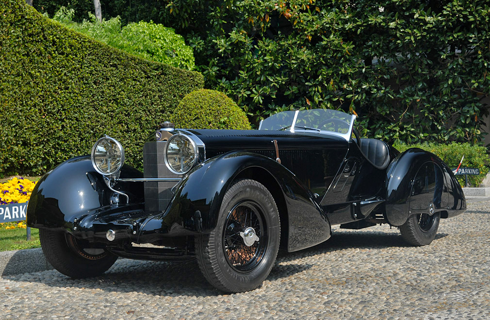 1930 Mercedes-Benz 710 SSK Trossi Roadster retro car