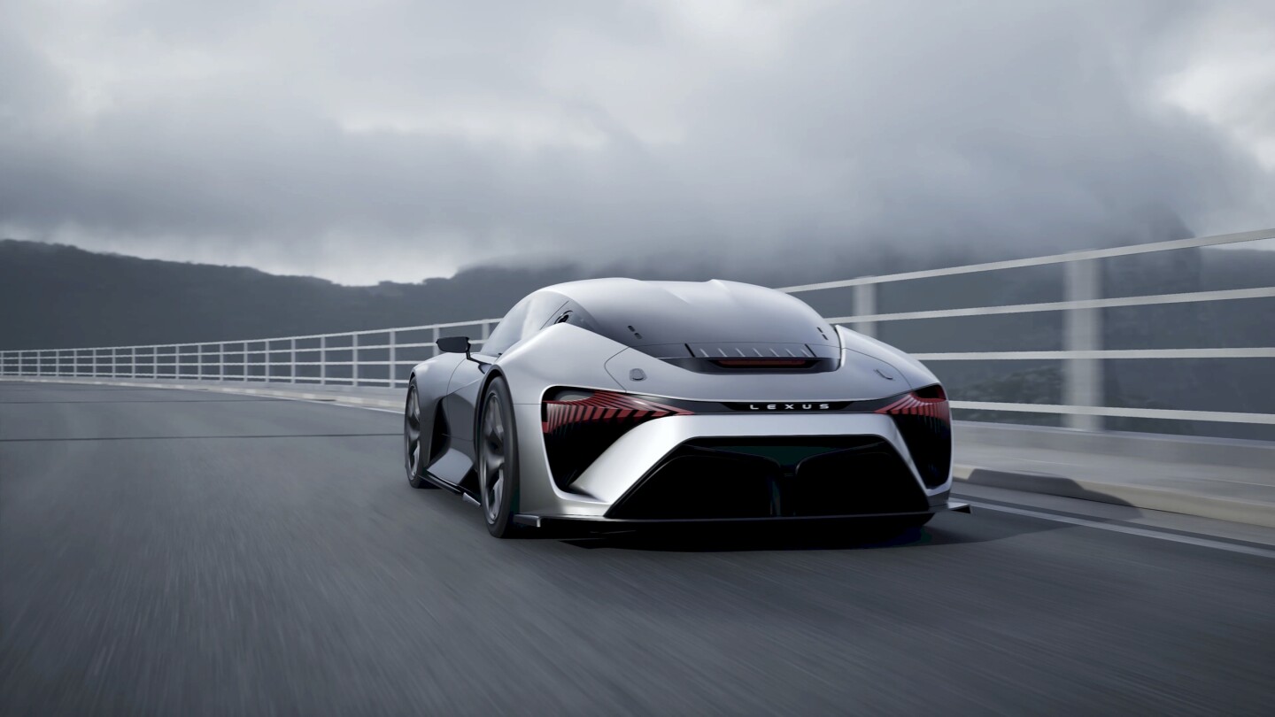 Lexus's Striking Newest All-Electric Sports Car