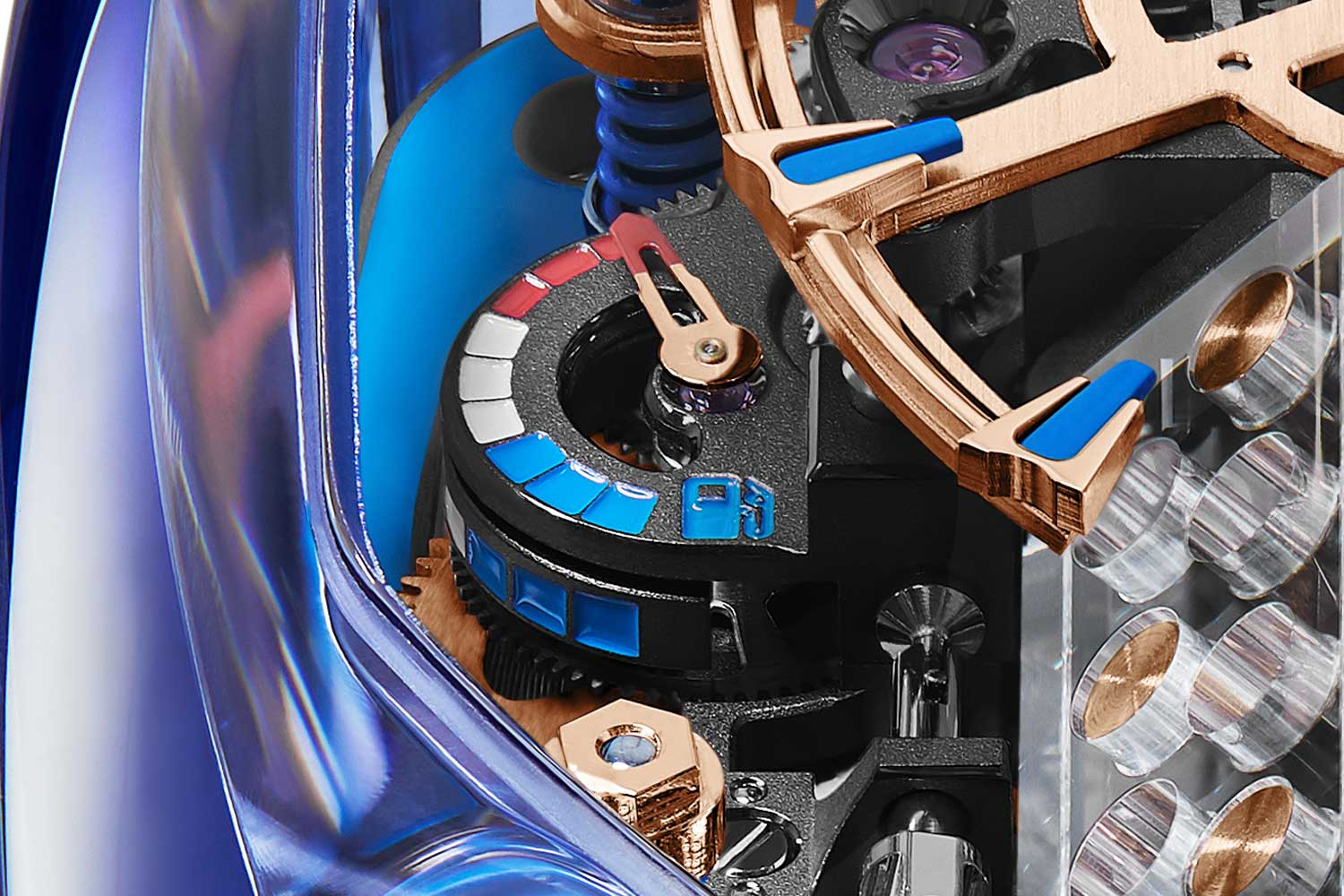 Incredible Bugatti Chiron Blue Sapphire Crystal Watch