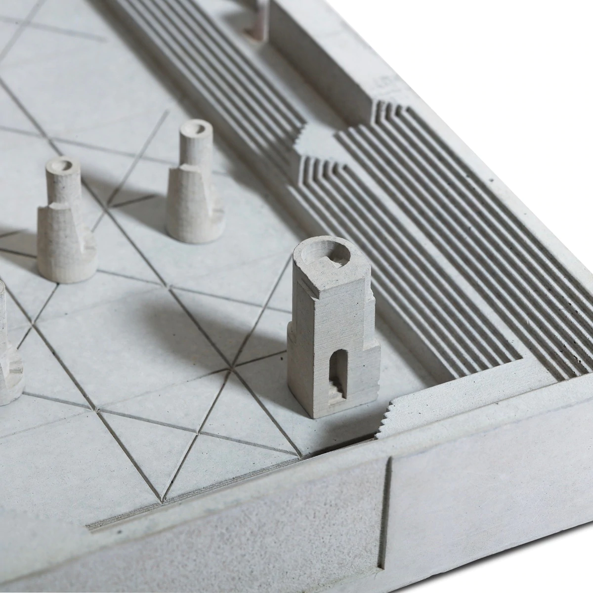 concrete chess set