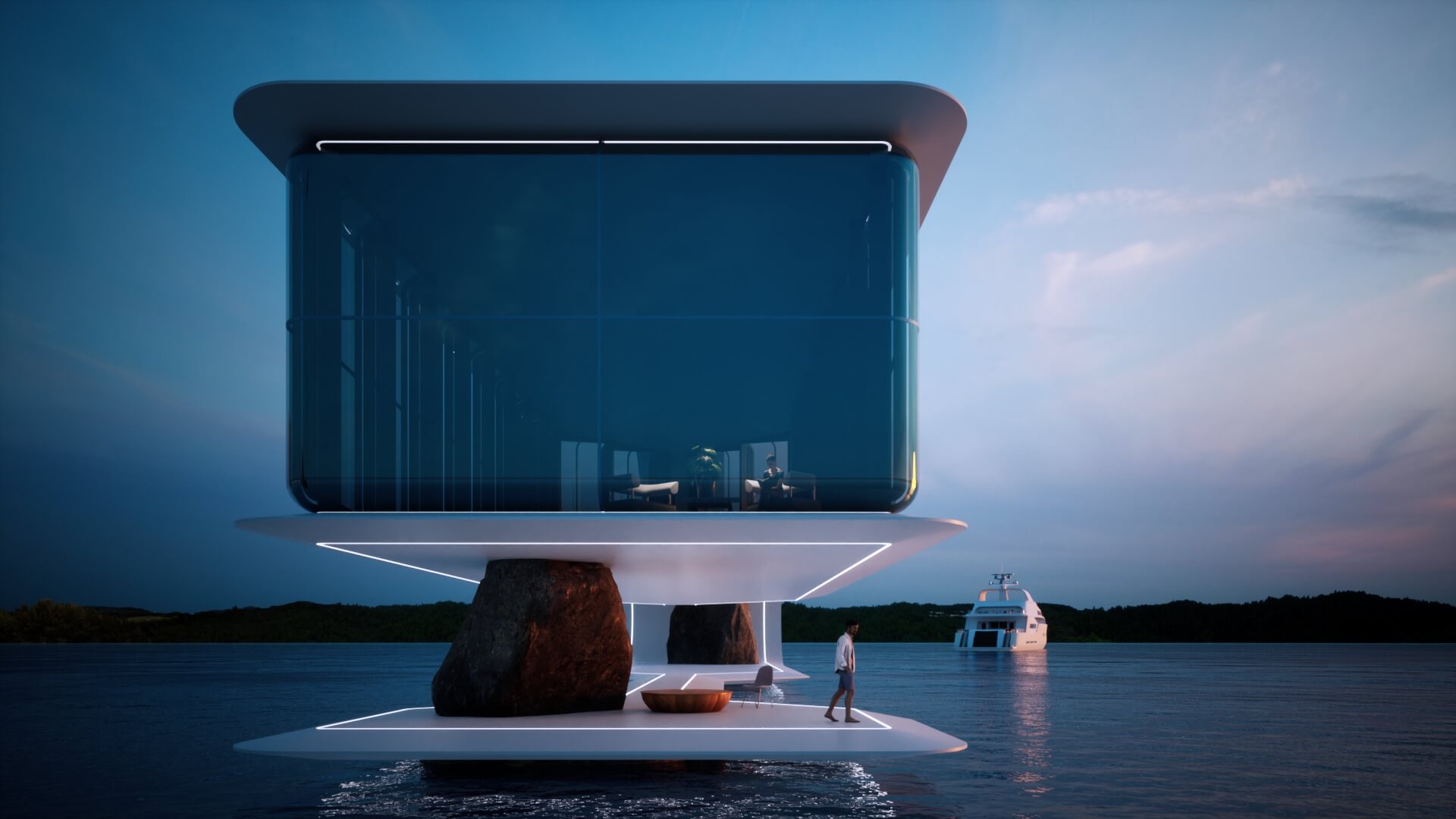 futuristic concept house