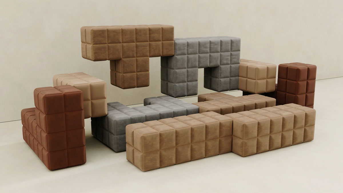 Sara Hayat Modular Tetris Couches