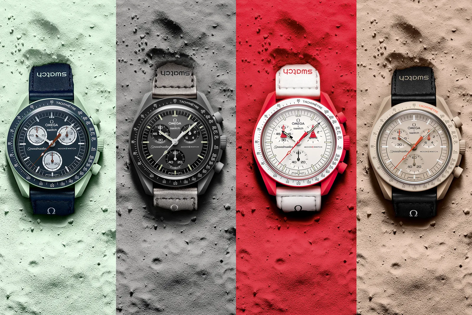 Solar System of Affordable 'MoonSwatches' from Omega & Swatch