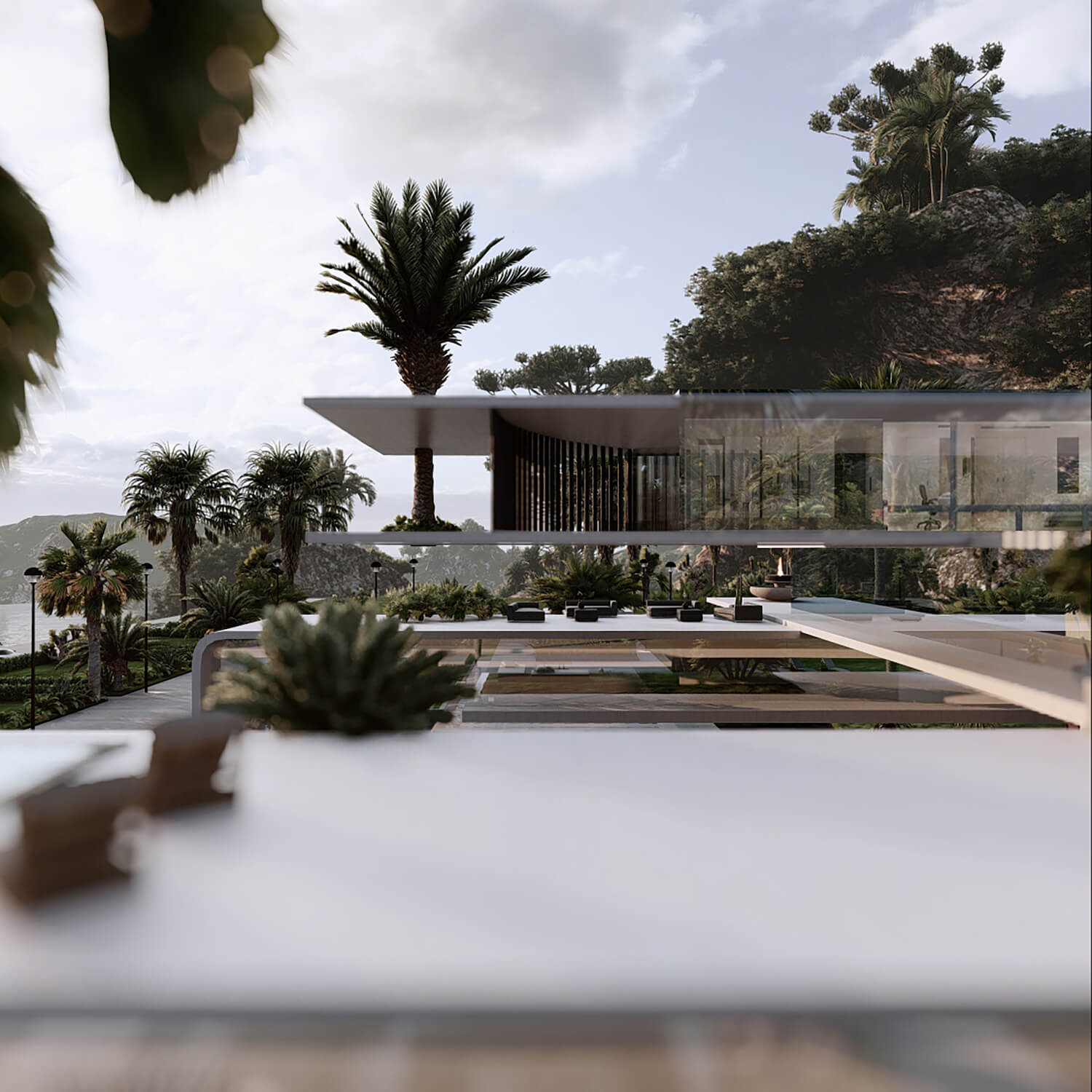 Edge Villa: A Futuristic Cliff House by Negar Akd